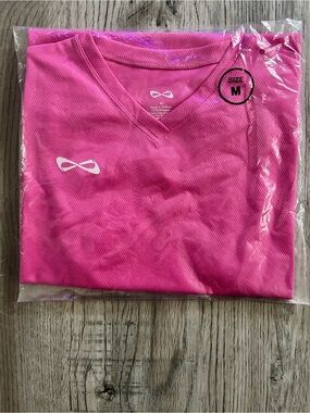 NFINITY Women's V-Neck Jersey in Hot Pink